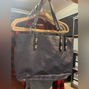 Navy purse